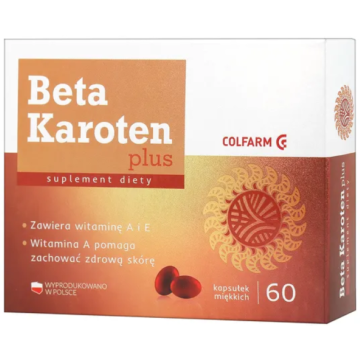 Beta Karoten Plus, kapsułki, 60 szt.