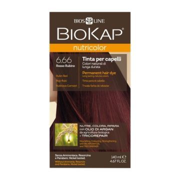 Biokap Nutricolor, farba,d/wl., 6.66,rubinowa czerwien,140ml