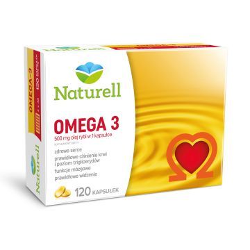 Naturell Omega-3, kapsułki, 120 szt.