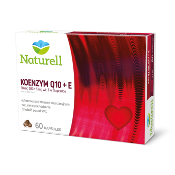 Naturell Koenzym Q10 + E, kapsułki, 60 szt.