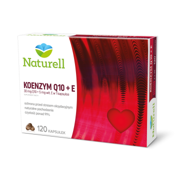 Naturell Koenzym Q10 + E, kapsułki, 120 szt.