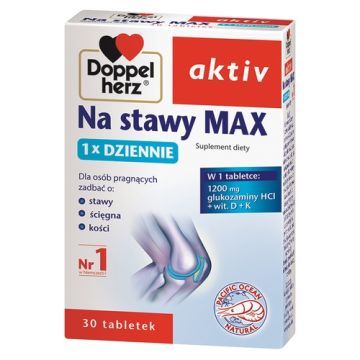 Doppelherz Aktiv Na stawy MAX 1 x dziennie, tabletki, 30 szt.