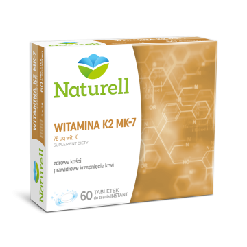 Naturell Witamina K2 MK-7, tabletki do ssania, 60 szt.