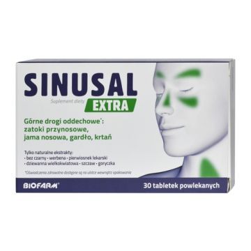 Sinusal Extra, tabletki powlekane, 30 szt.