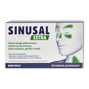 Sinusal Extra, tabletki powlekane, 60 szt.