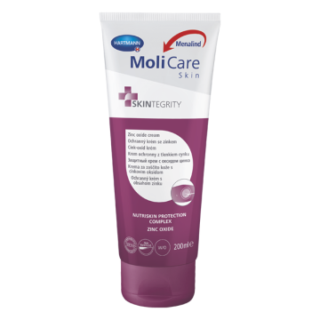 Molicare Skin Zinc Oxide, krem ochronny z tlenkiem cynku, 200 ml