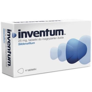 Inventum, 25 mg, tabletki do rozgryzania, żucia, 4 szt.