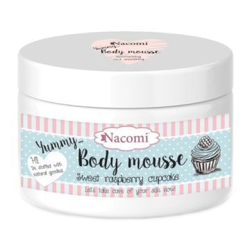 Nacomi, mus, do ciala,malinowa babeczka, 180 ml