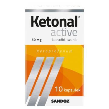 Ketonal Active, 50 mg, kapsułki, twarde, 10 sztuk