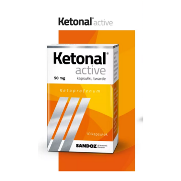 Ketonal Active, 50 mg, kapsułki twarde, 20 szt.