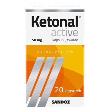 Ketonal Active, 50 mg, kapsułki twarde, 20 szt.