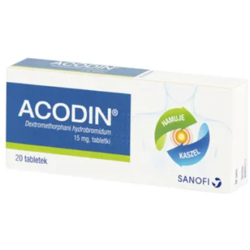 Acodin, 15 mg, tabletki, 20 szt.