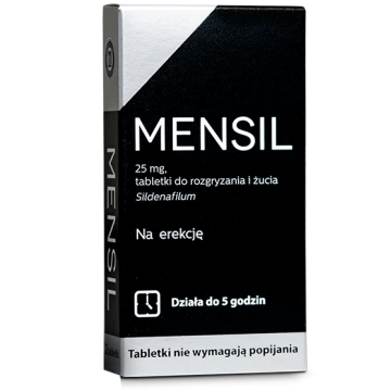 Mensil, 25 mg, tabletki do rozgryzania, żucia, 4 szt.