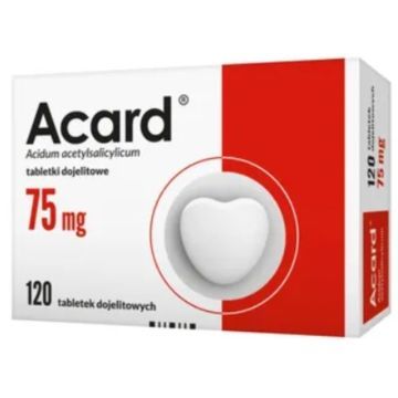 Acard,  75 mg, tabletki dojelitowe, 120 szt.