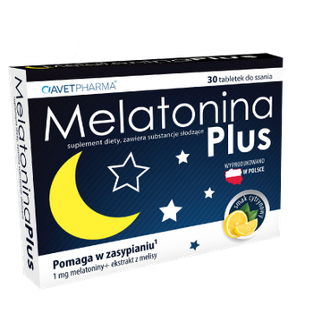 Melatonina Plus, tabl.do ssania, 30 szt