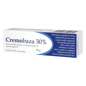 Cremobaza 30%, krem zmiękczająco-nawilżający z mocznikiem, 30 g