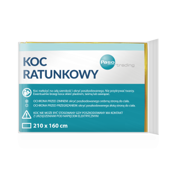 Koc ratunkowy, 160cmx210cm,(Paso-Trading), 1 szt