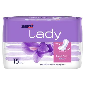 Seni Lady super, wkładki urologiczne (Import równoległy, Pharmapoint), 15 szt.