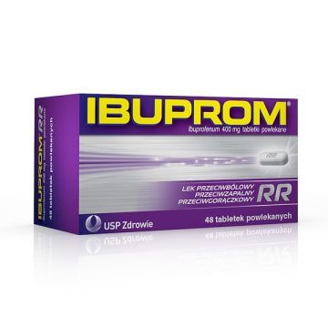 Ibuprom RR Max (Ibuprom RR), 400 mg, tabletki powlekane, 48 szt. (butelka)