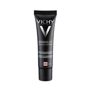 Vichy Dermablend 3D, podkład wyrównujący powierzchnię skóry, 25 Nude, 30 ml