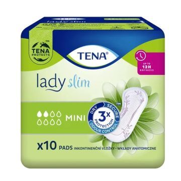 TENA Lady Slim Mini, specjalistyczne podpaski, 10 szt.