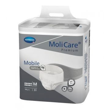 Molicare Mobile Premium 10K, pieluchomajtki rozmiar M, 14 szt.