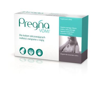 Pregna Vomi, guma do zucia, 20 szt