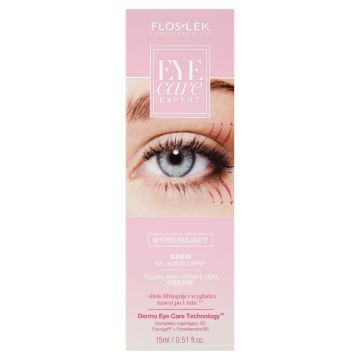 Flos-Lek Eye Care Expert, krem,wypeln.,na kurze lapki,15ml