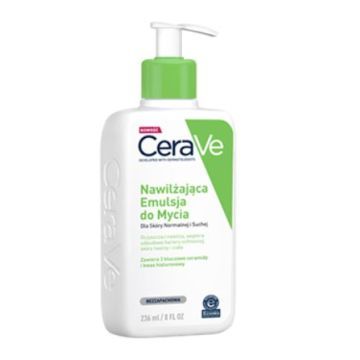 CeraVe, nawilżająca emulsja do mycia dla skóry normalnej i suchej, 236 ml