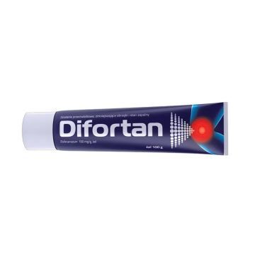 Difortan, 100 mg/g, żel,100 g