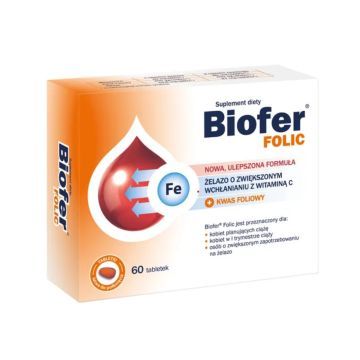 Biofer Folic, tabletki, 60 szt.