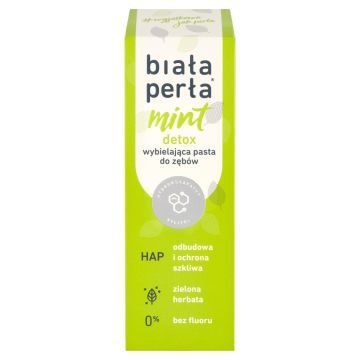 Biała Perła, pasta do zębów, wybielająca,mint detox, 75 ml