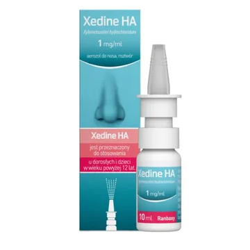 Xedine HA, 1 mg/ml, aerozol do nosa, 10 ml