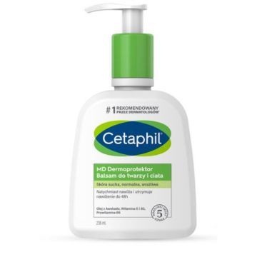 Cetaphil MD Dermoprotektor, balsam nawilżający do twarzy i ciała, 500 ml