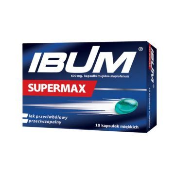 Ibum Supermax, 600 mg, kapsułki miękkie, 10 szt.