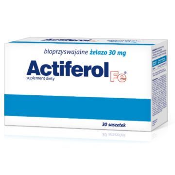 Actiferol Fe, 30 mg, proszek do rozpuszczenia w saszetkach, 30 szt.