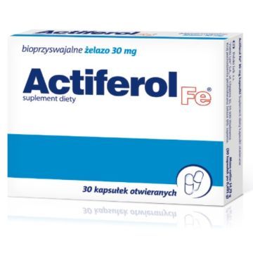 Actiferol Fe, 30 mg, kapsułki otwierane, 30 szt.