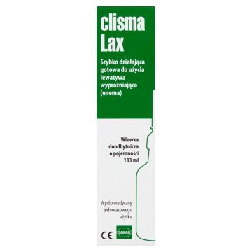 Clisma Lax lewatywa jednoraz.(enema),wlew.doodbytn.,133 ml