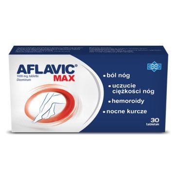 Aflavic Max, 1000 mg, tabl., 30 szt