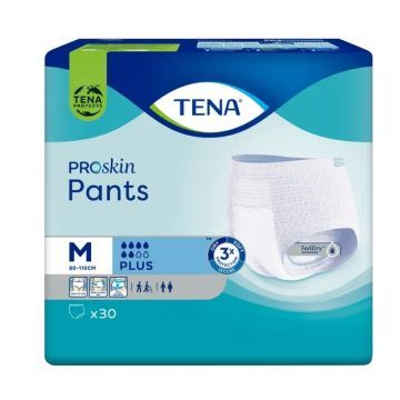 TENA Pants ProSkin Plus, majtki chłonne, rozmiar M, 30 szt.