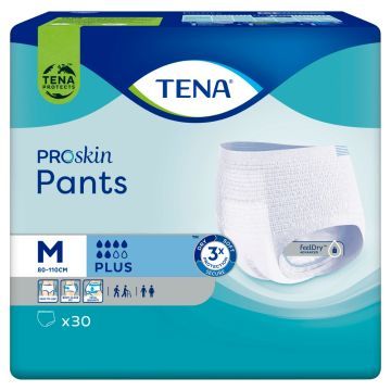 TENA Pants ProSkin Plus, majtki chłonne, rozmiar M, 30 szt.