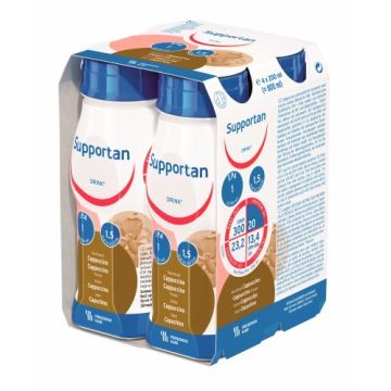 Supportan Drink o sm.cappuccino,plyn,200 ml, 4 but.