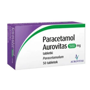 Paracetamol Aurovitas, 500 mg, tabletki, 50 szt.