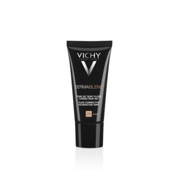 Vichy Dermablend, fluid korygujący 16 h trwałość SPF 28, 25 Nude, 30 ml