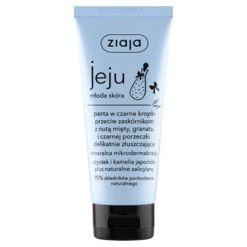 Ziaja jeju mloda skora, pasta, w czarne kropki,p/zask.,75ml