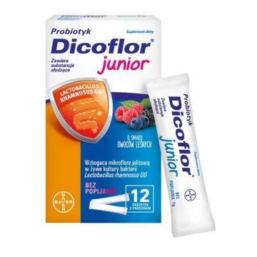 Dicoflor Junior, proszek w saszetkach, 12 szt.