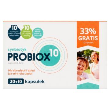 Probiox10, kaps., 30 szt + 10 szt