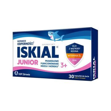 Iskial Junior, kapsułki do żucia, 30 szt.