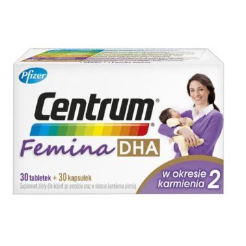 Centrum Femina DHA w okres.karm.2, 30 tabl.+30 kaps.