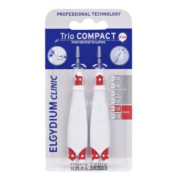 Elgydium Clinic Trio Compact 444, szczoteczka międzyzębowa, 2 szt.